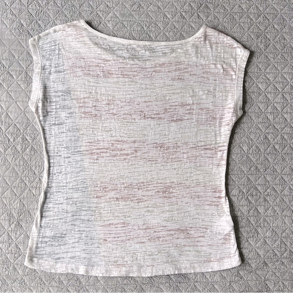 Women's Striped and Star Patterned Top - Picture 6 of 6